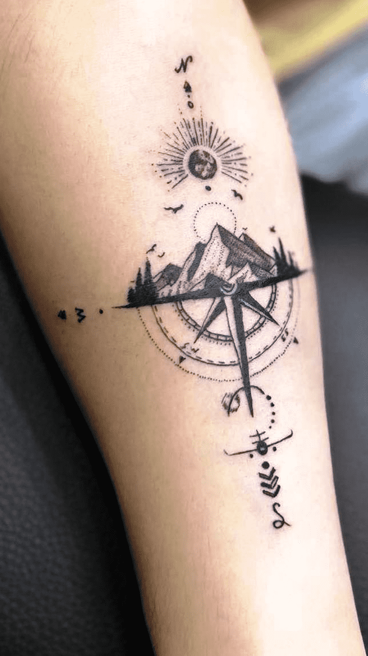 Mountain Tattoo Photograph