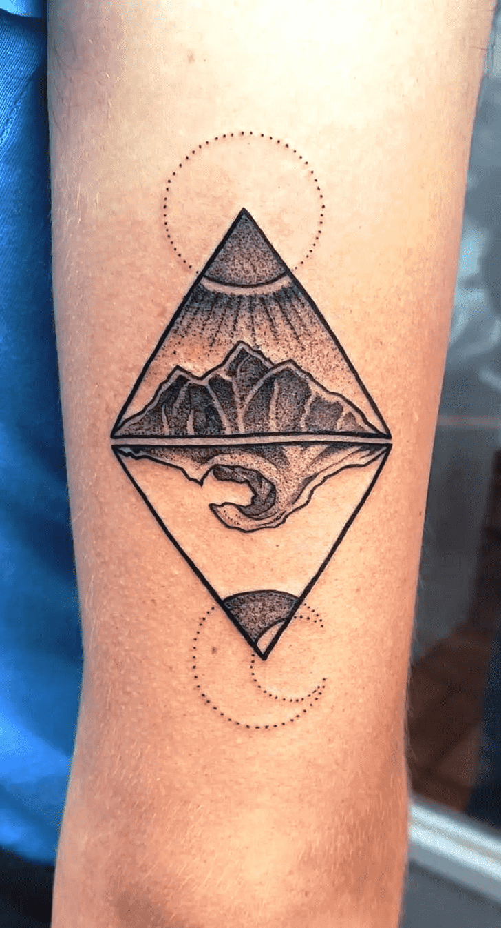 Mountain Tattoo Ink