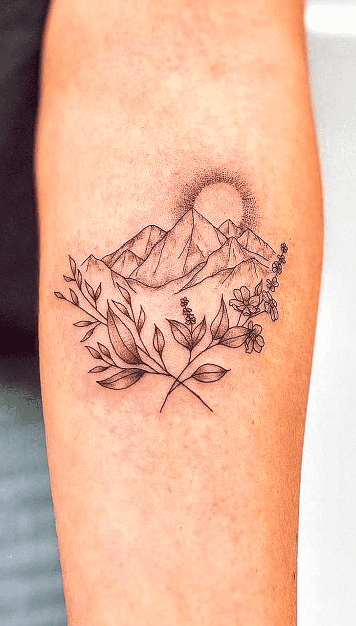 Mountain Tattoo Shot