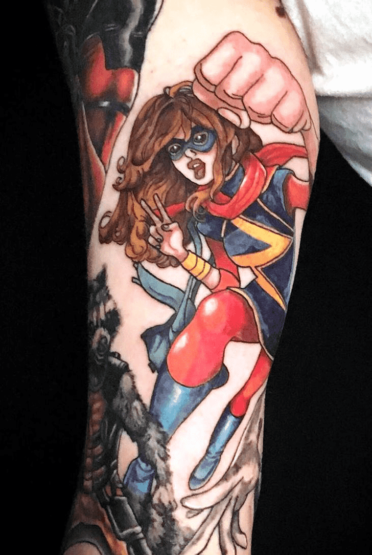 Ms. Marvel Tattoo Photos