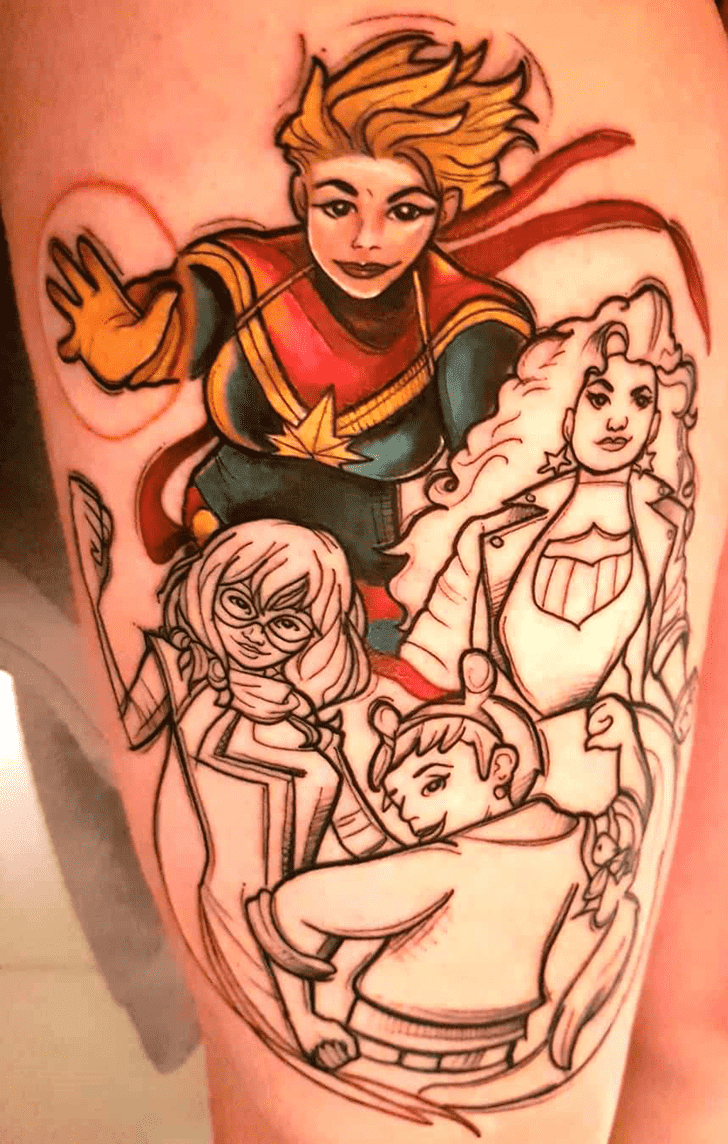 Ms. Marvel Tattoo Ink