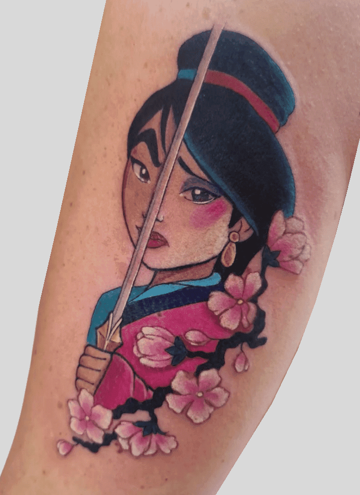 Princess Mulan Tattoo Ink