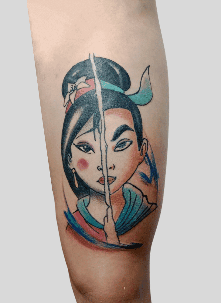 Princess Mulan Tattoo Snapshot