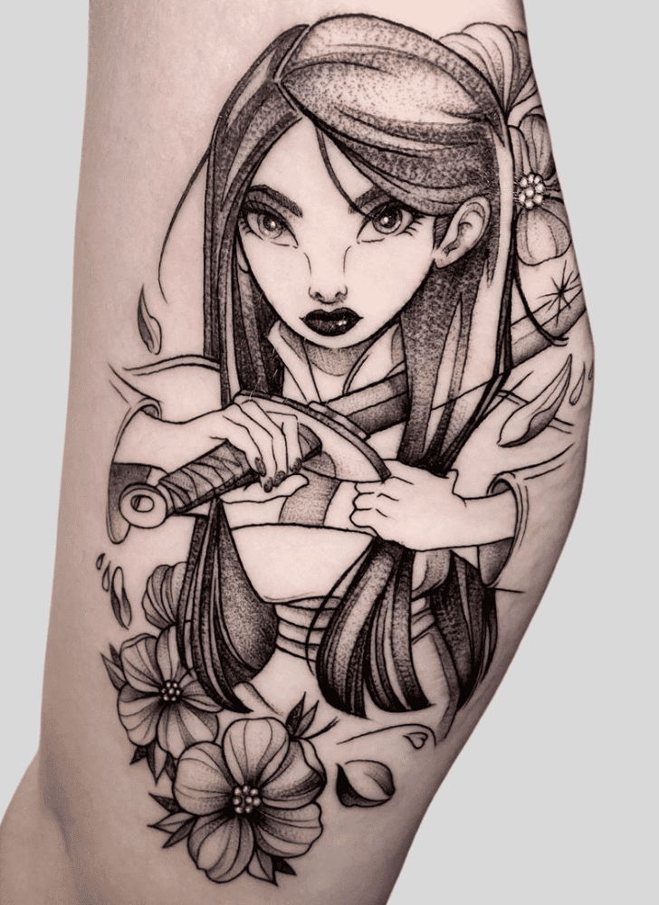 Princess Mulan Tattoo Photo