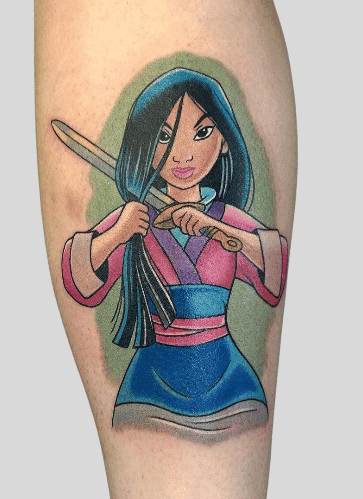 Princess Mulan Tattoo Snapshot