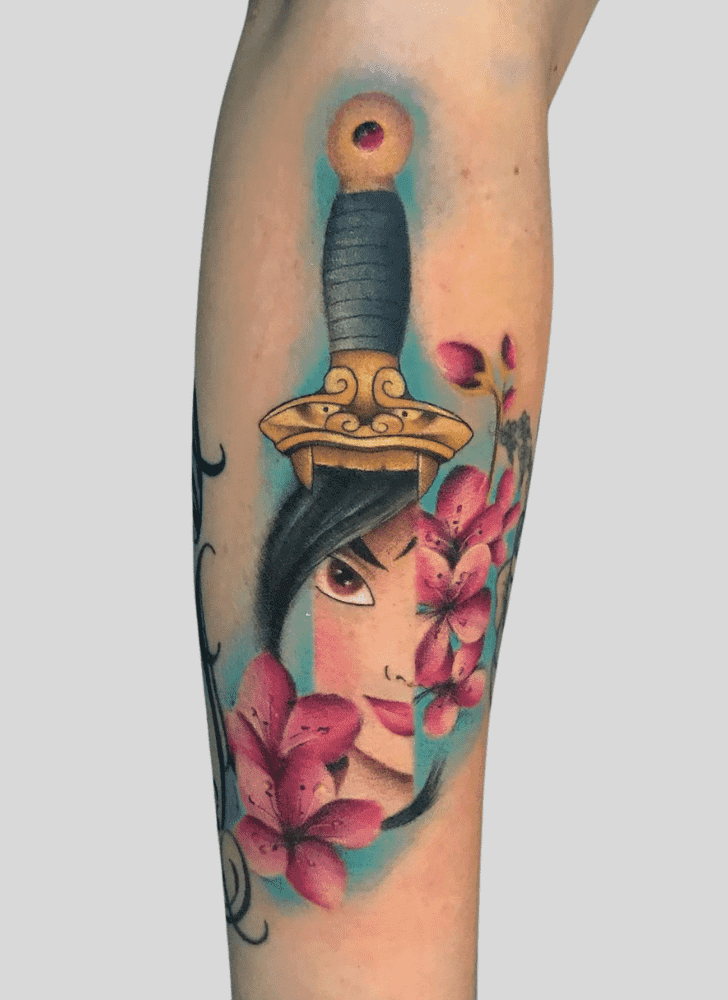 Princess Mulan Tattoo Design Image