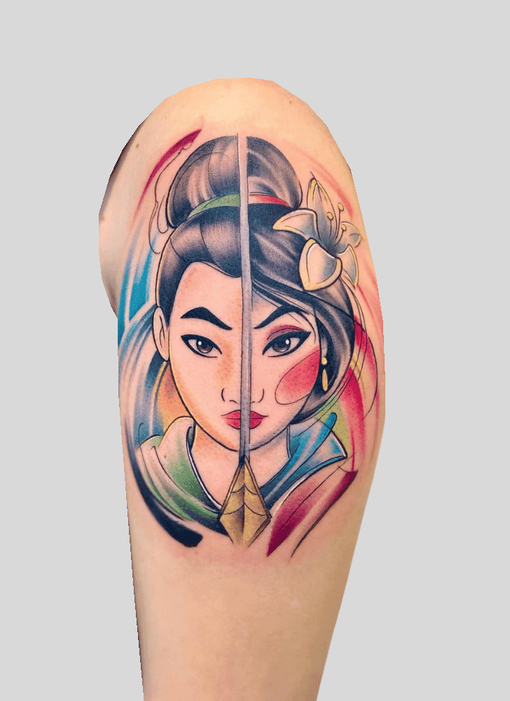 Princess Mulan Tattoo Photos