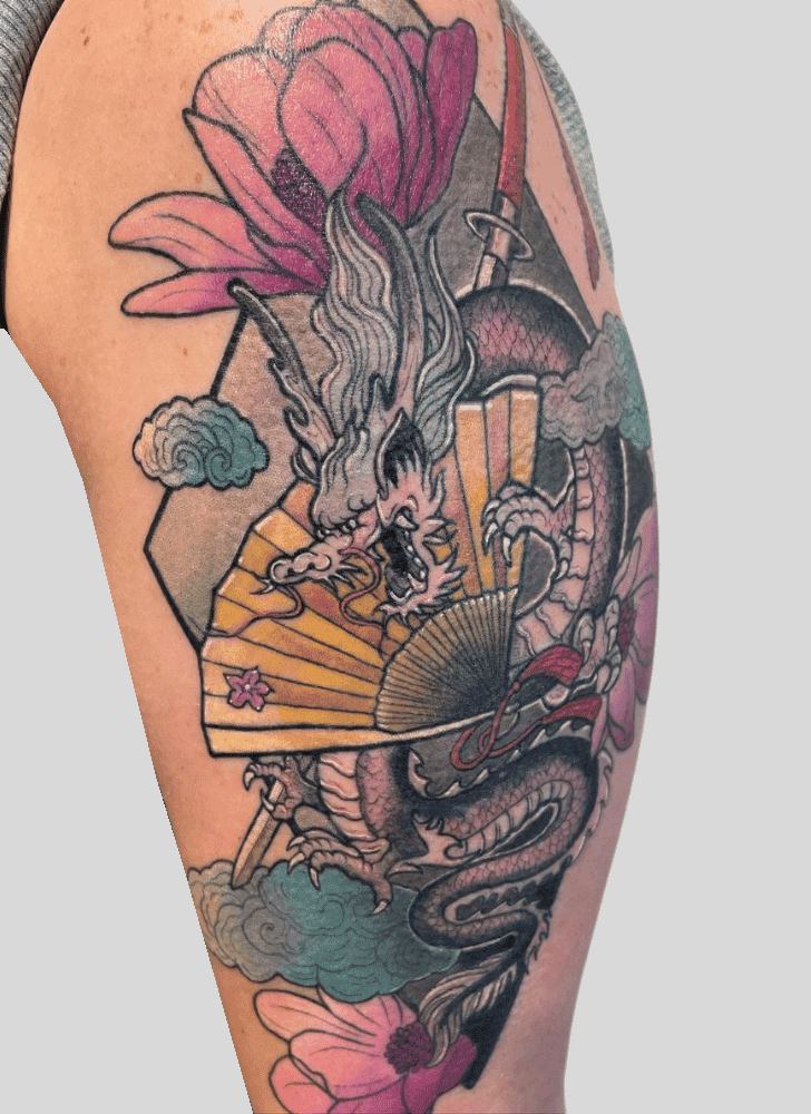 Princess Mulan Tattoo Shot