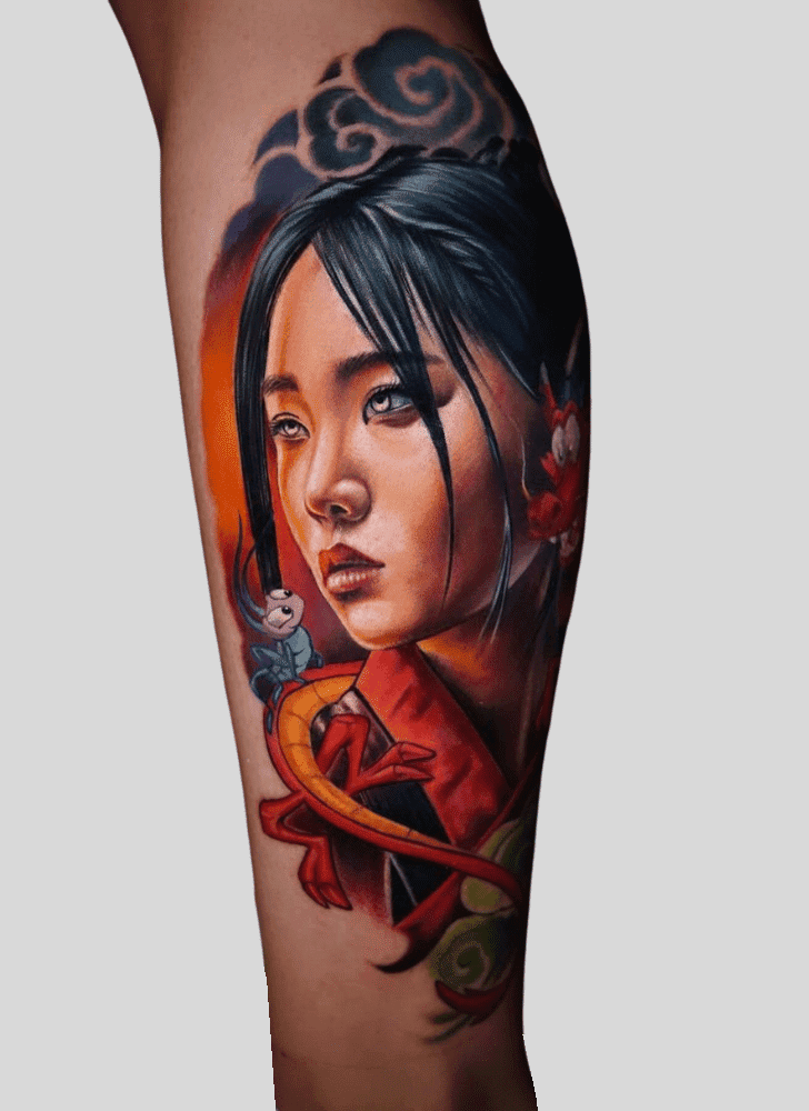 Princess Mulan Tattoo Photo