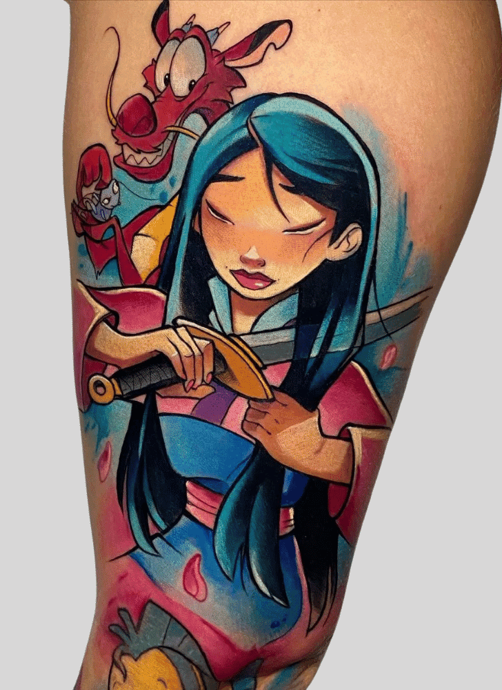 Princess Mulan Tattoo Photograph