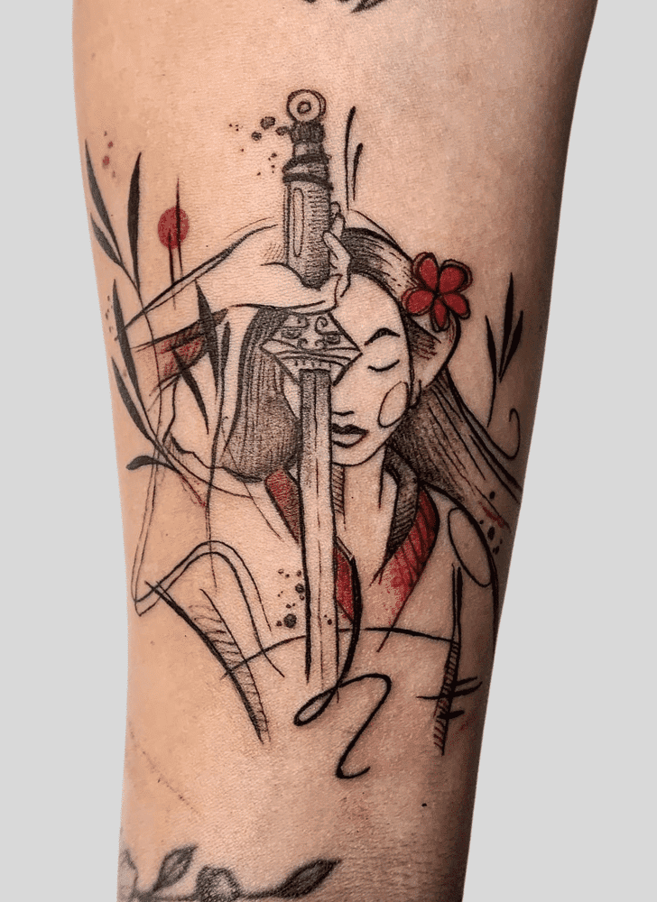 Princess Mulan Tattoo Ink