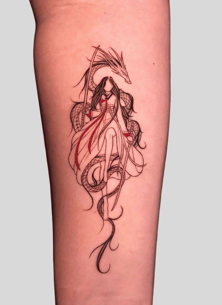 Princess Mulan Tattoo Snapshot