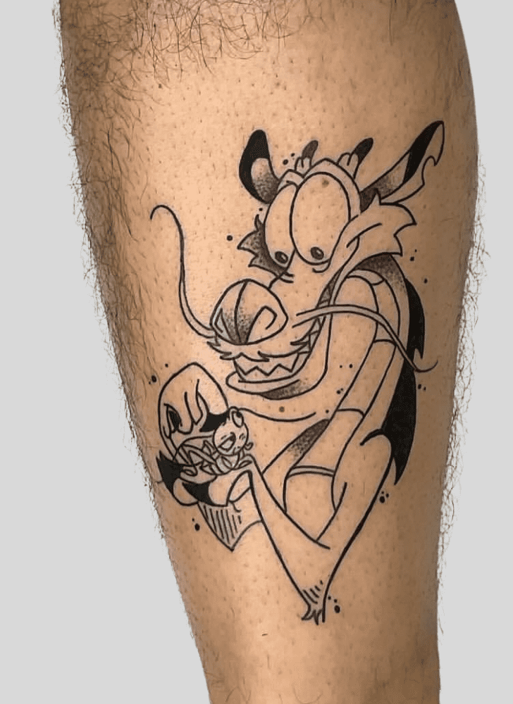 Mushu Tattoo Shot