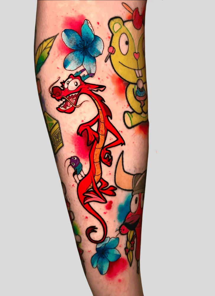 Mushu Tattoo Shot