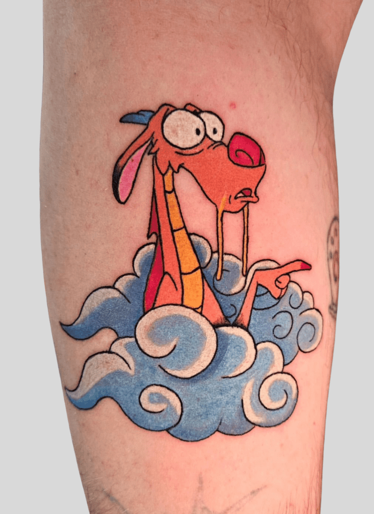 Mushu Tattoo Portrait