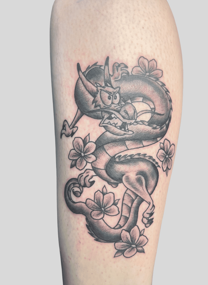 Mushu Tattoo Shot