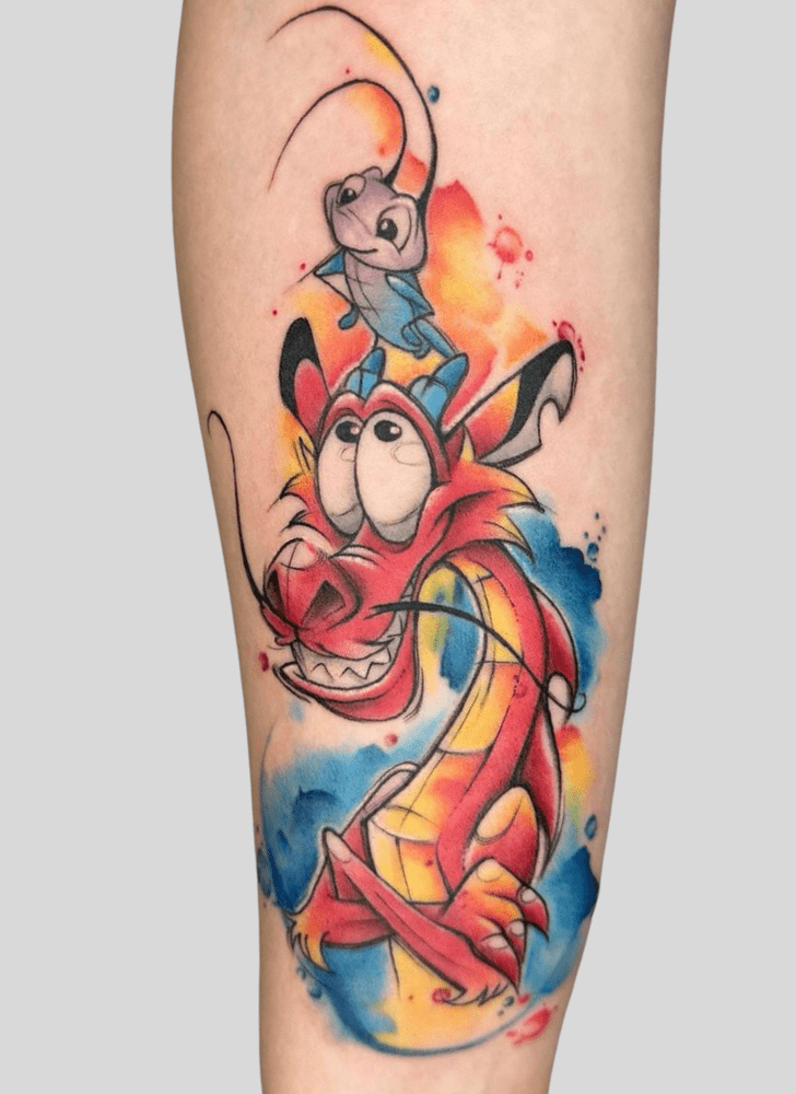 Mushu Tattoo Figure