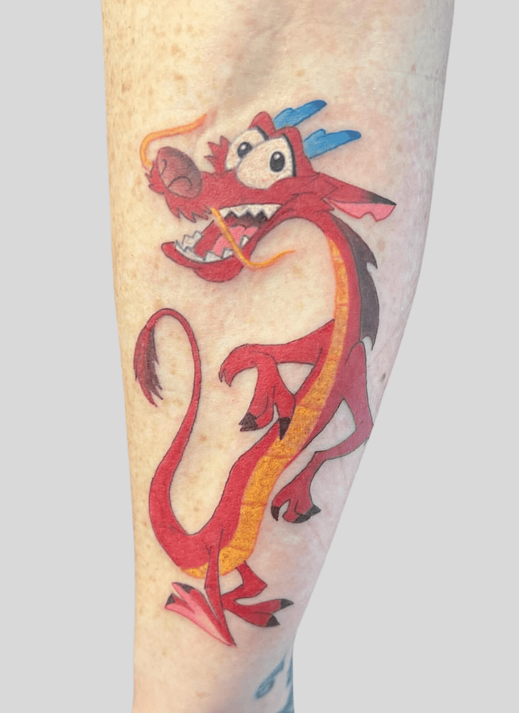 Mushu Tattoo Portrait