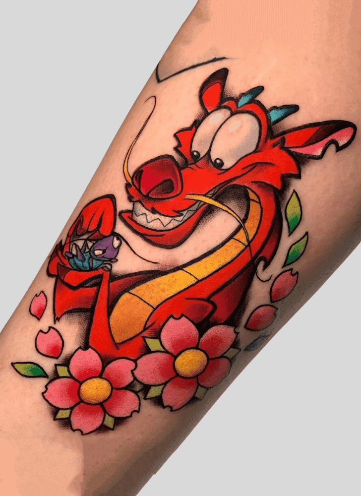 Mushu Tattoo Shot