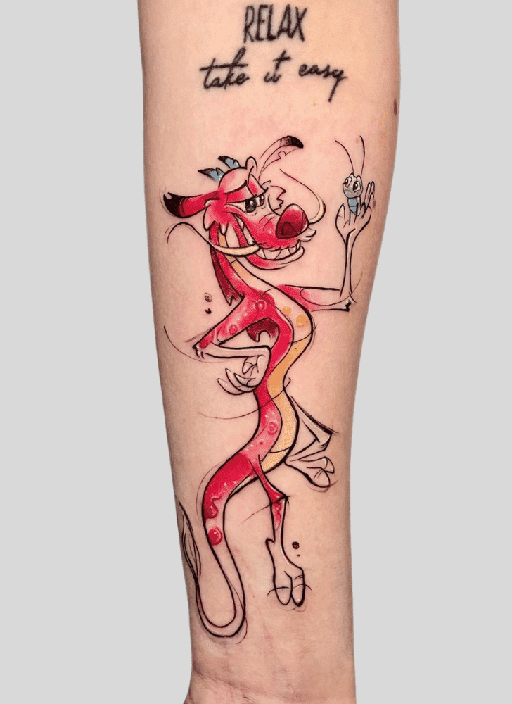 Mushu Tattoo Snapshot