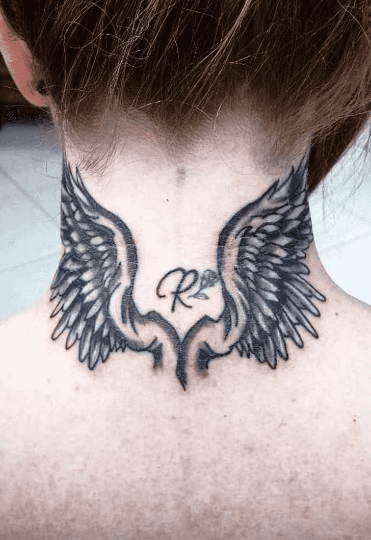 Neck Tattoo Portrait