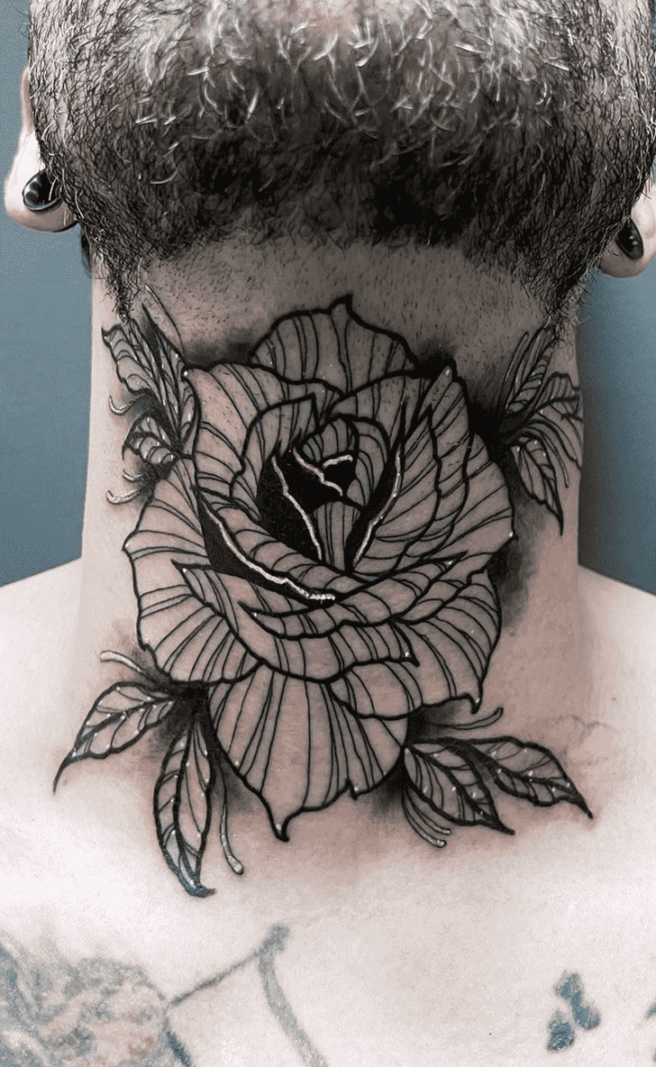 Neck Tattoo Photograph