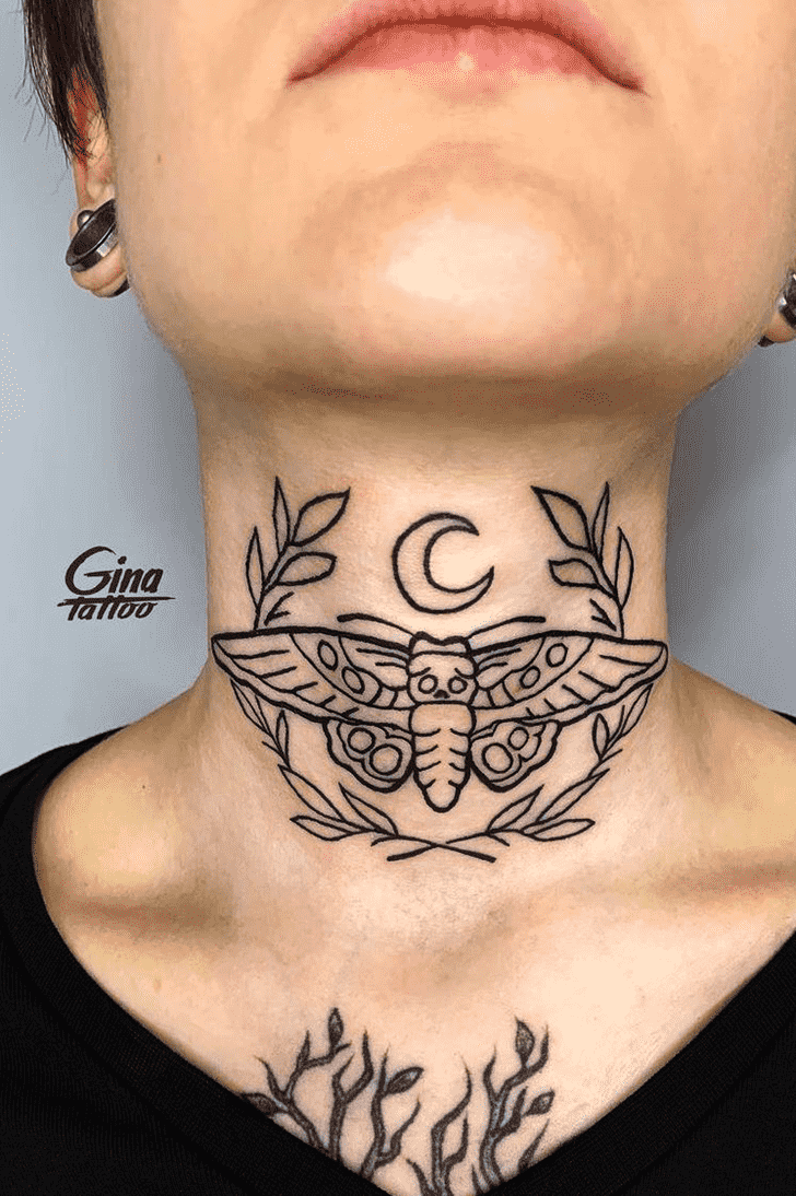 Neck Tattoo Design Image