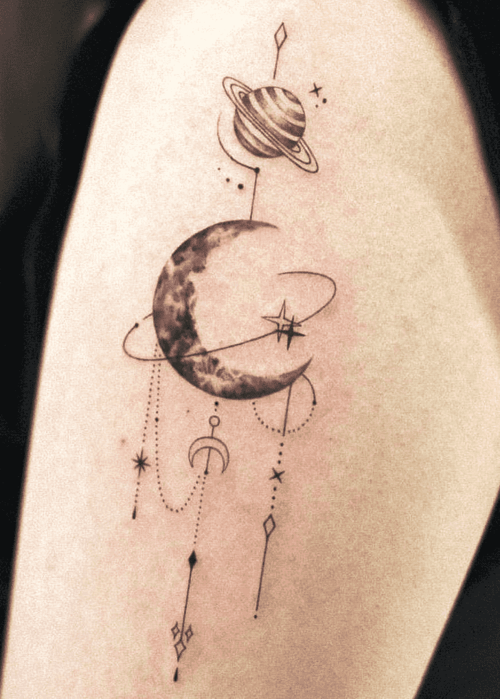 New Moon Tattoo Ink