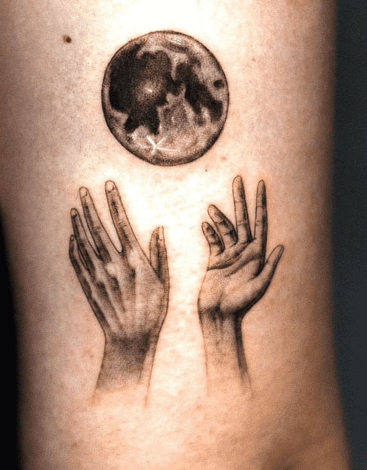 New Moon Tattoo Ink