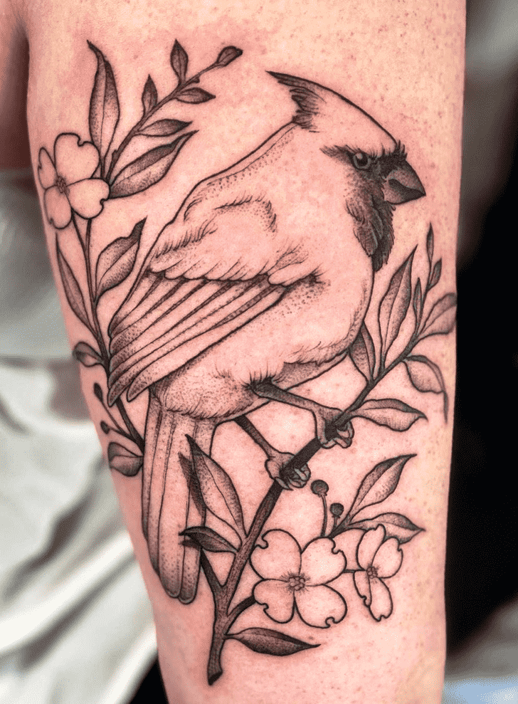 Northern Cardinal Tattoo Design Image