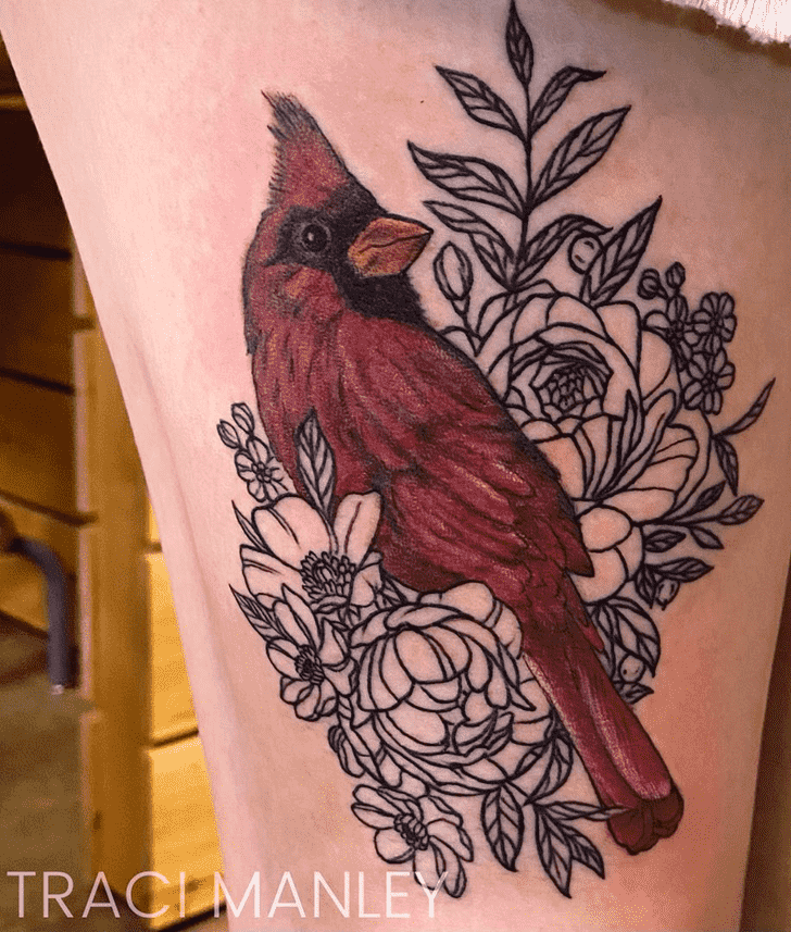 Northern Cardinal Tattoo Photos