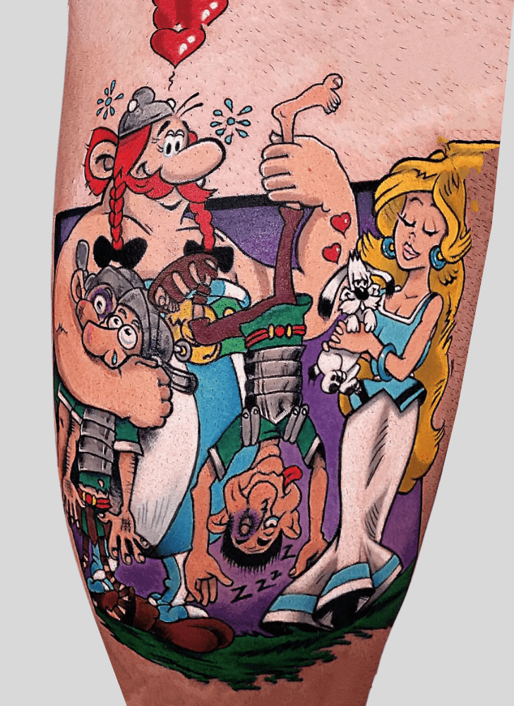 Obelix Tattoo Photograph