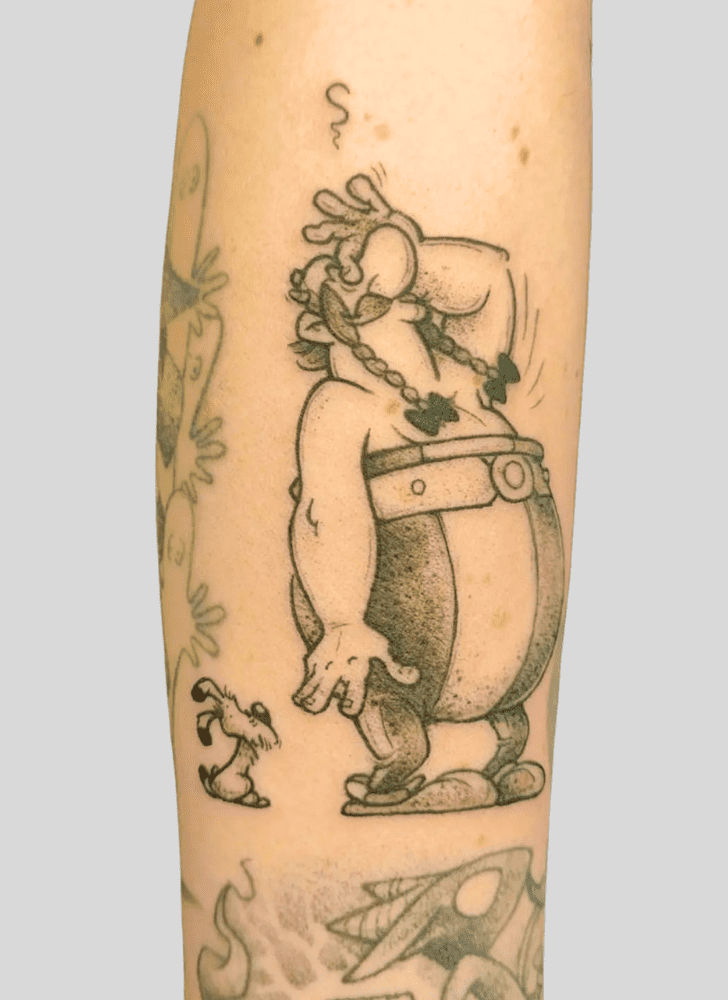 Obelix Tattoo Portrait