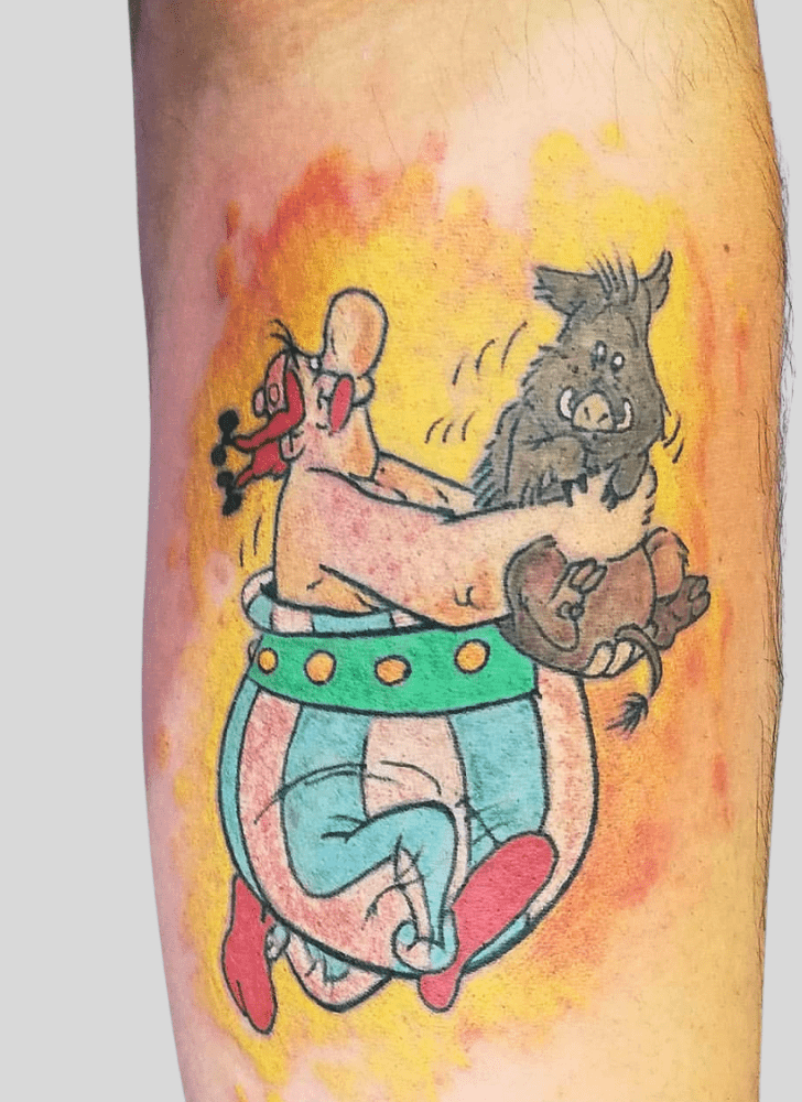 Obelix Tattoo Design Image