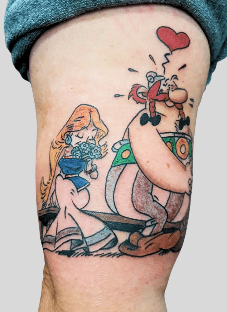 Obelix Tattoo Photograph