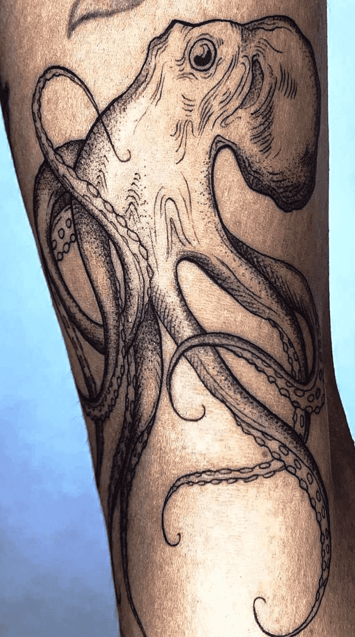 Octopus Tattoo Shot