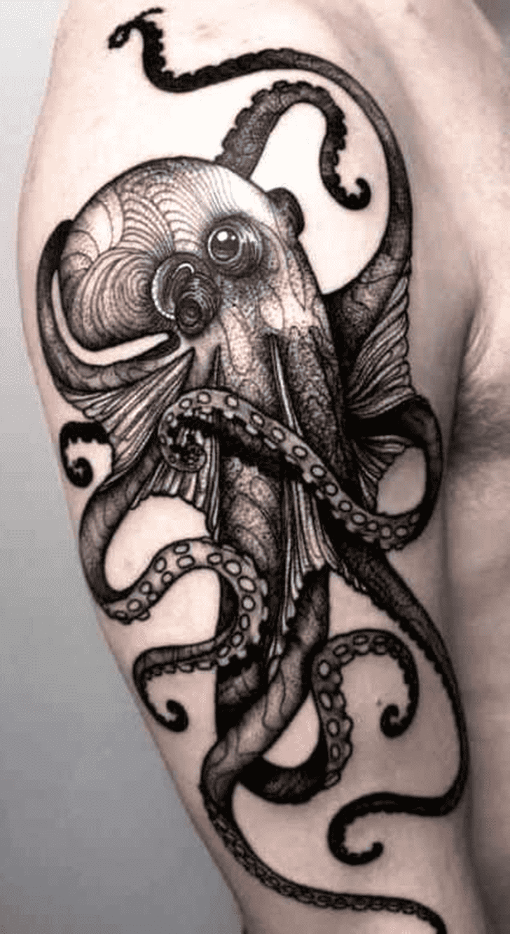 Octopus Tattoo Shot