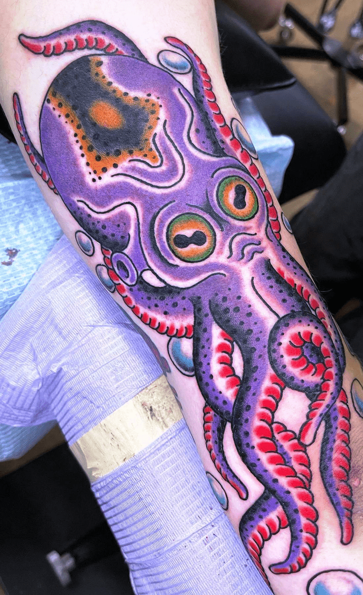 Octopus Tattoo Shot