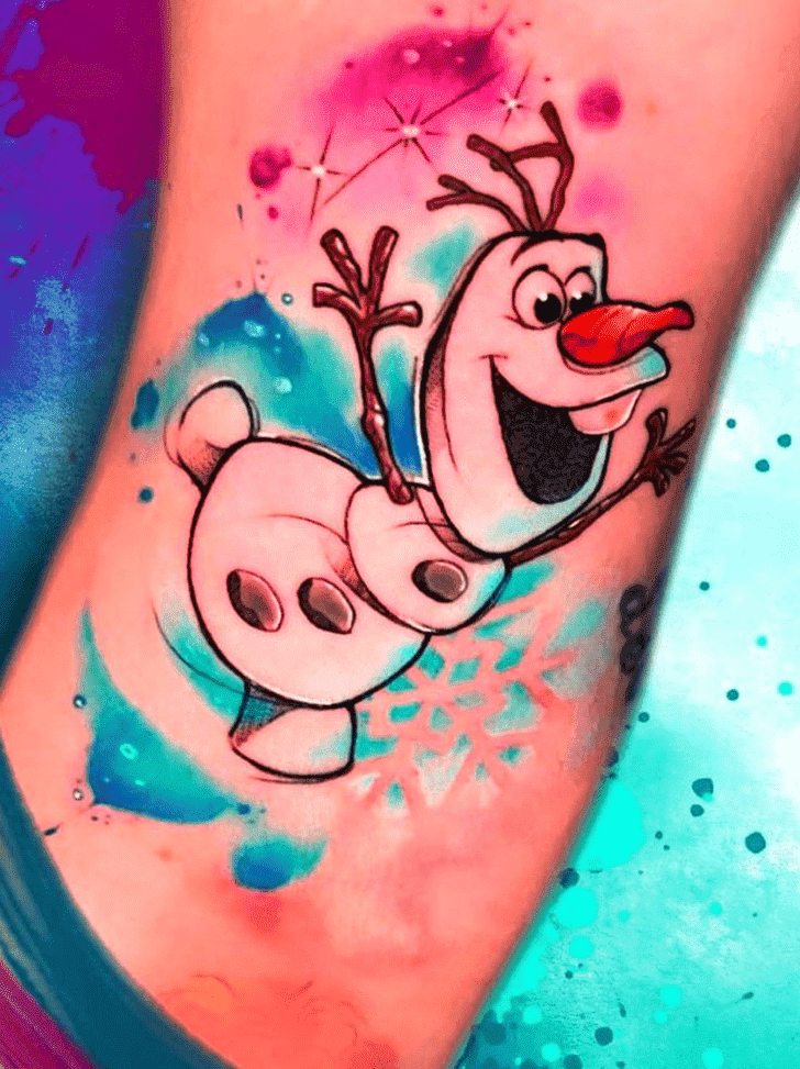 Olaf Tattoo Design Image