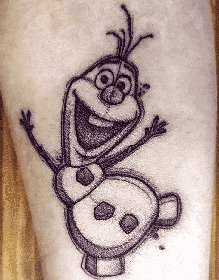 Olaf Tattoo Photograph