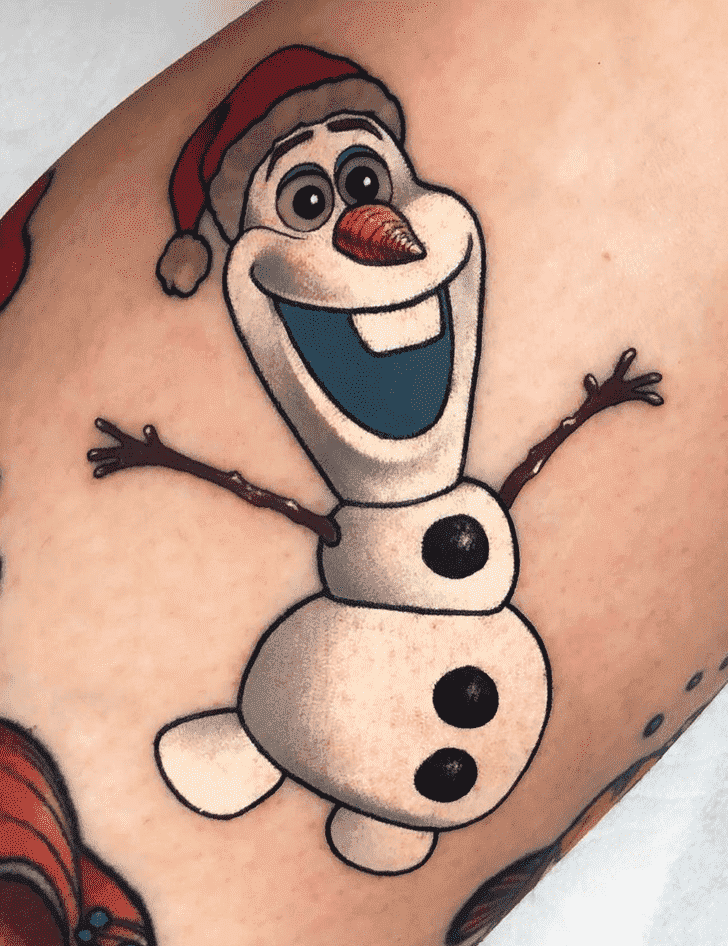 Olaf Tattoo Shot