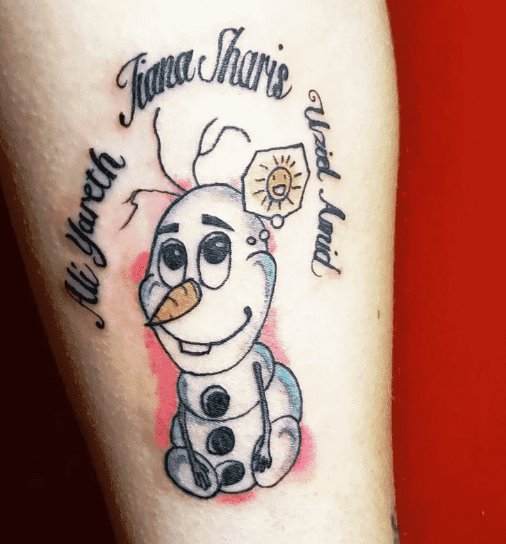 Olaf Tattoo Photos