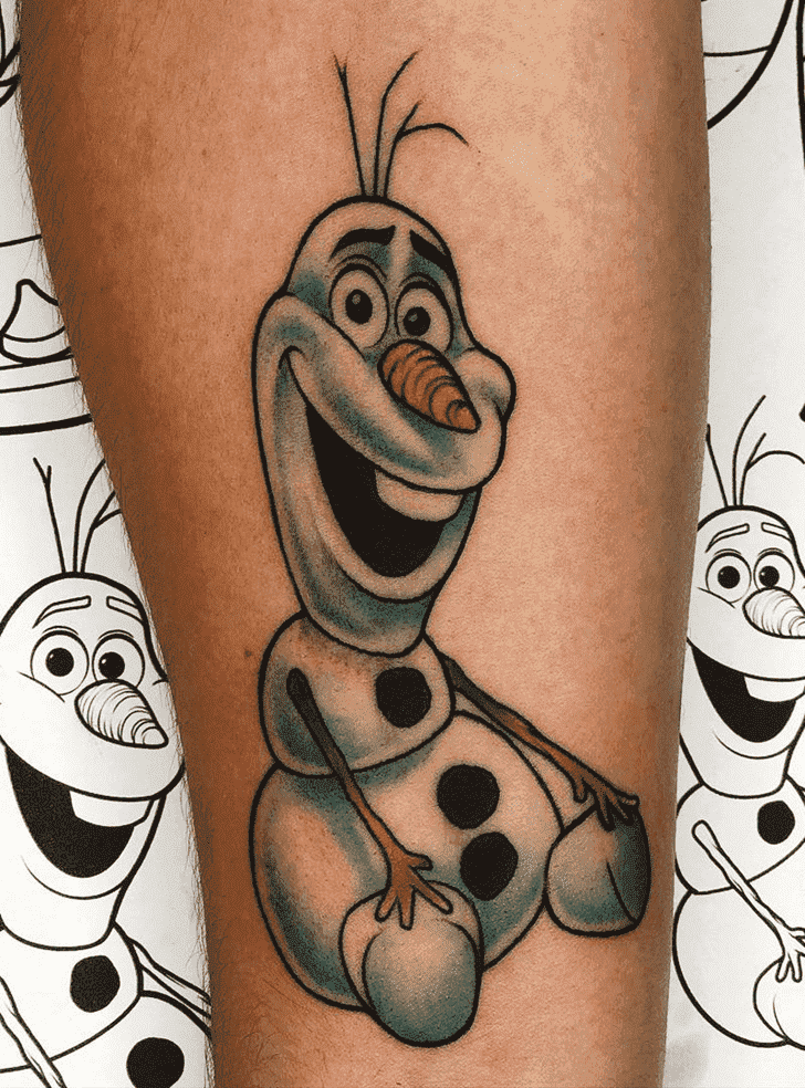 Olaf Tattoo Snapshot