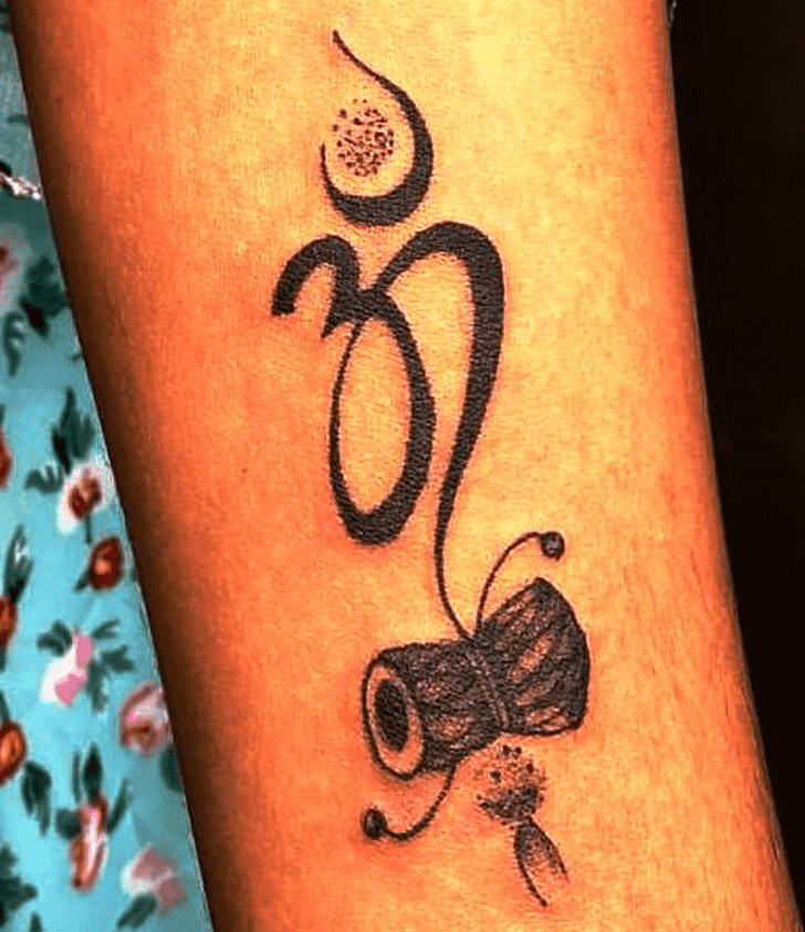 Om Tattoo Photograph