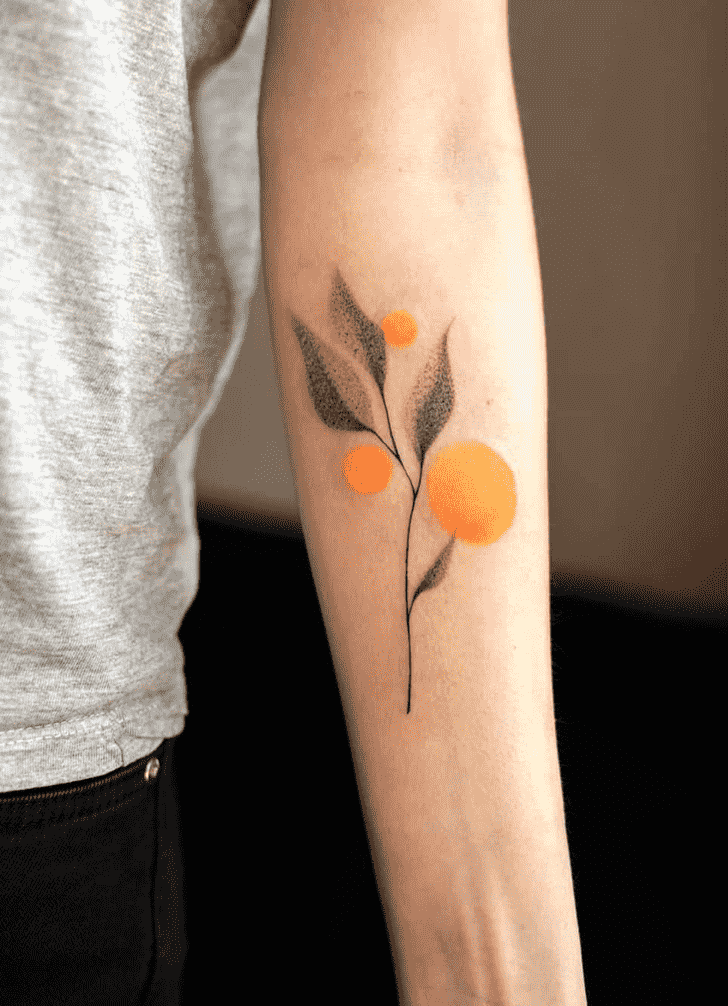 Orange Tattoo Ink