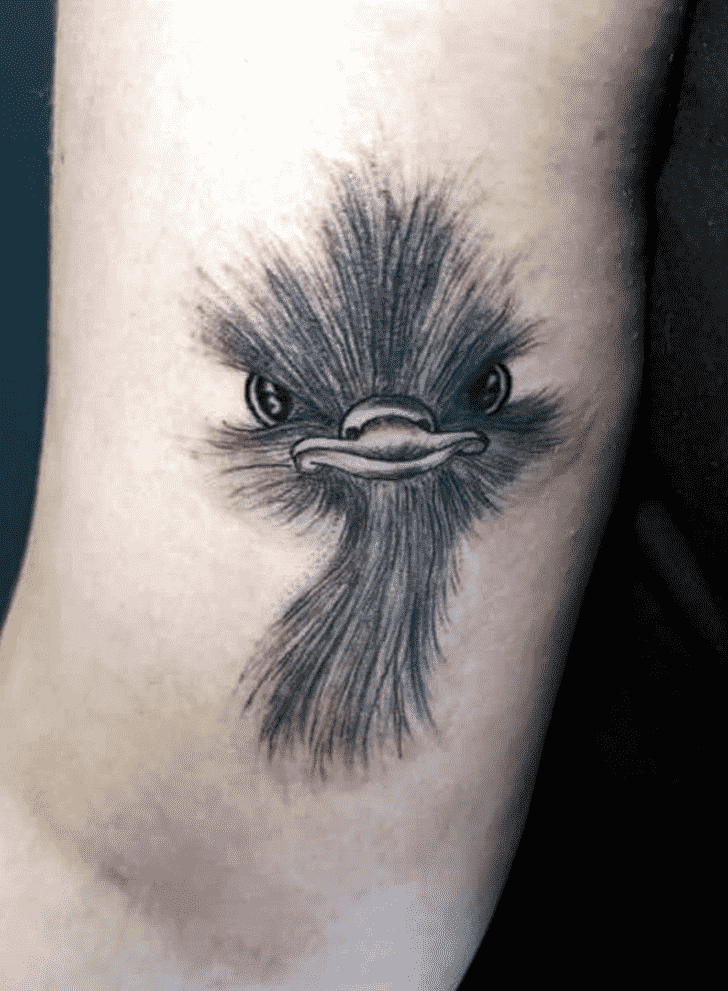 Ostrich Tattoo Shot