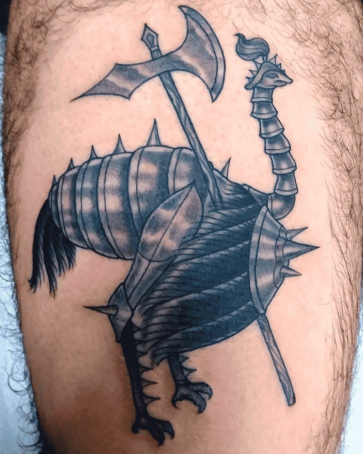 Ostrich Tattoo Photo