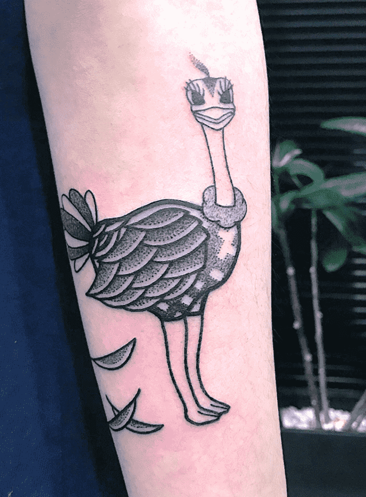 Ostrich Tattoo Photos