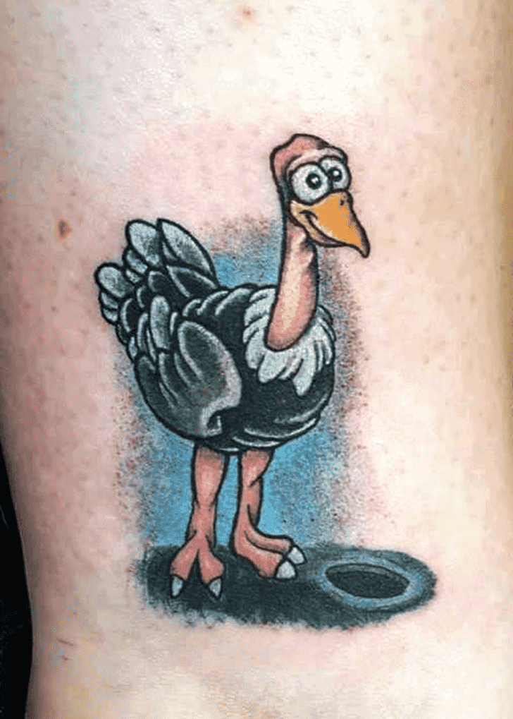 Ostrich Tattoo Photograph