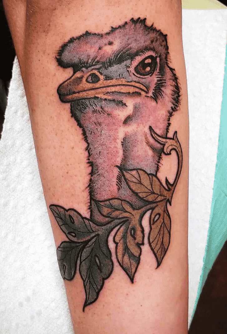 Ostrich Tattoo Ink